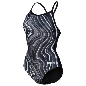 magasin pas cher Arena – Women’s Lightdrop Back Marbled – Maillot De Bain 10