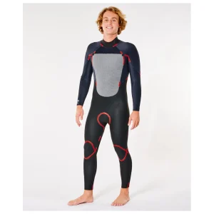 Rip Curl – Omega 4/3 GB Back Zip Steamer – Combinaison De Surf comparez les prix 16