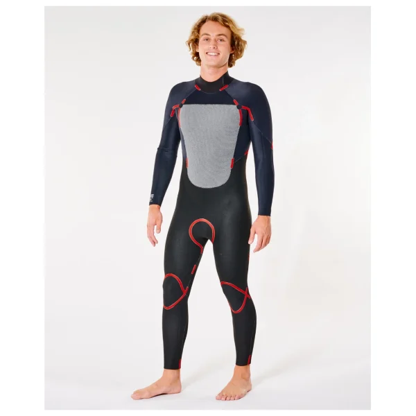 Rip Curl – Omega 4/3 GB Back Zip Steamer – Combinaison De Surf comparez les prix 6