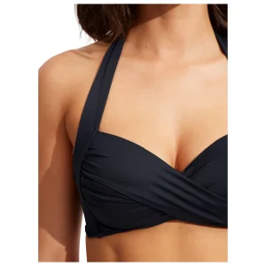 Seafolly – Women’s Collective Twist Soft Cup Halter – Haut De Maillot luxe soldes 11