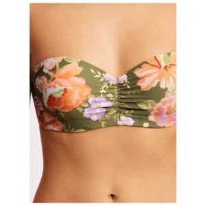 Seafolly – Women’s Paradise Garden Bustier Bandeau – Haut De Maillot magasin pas cher 18