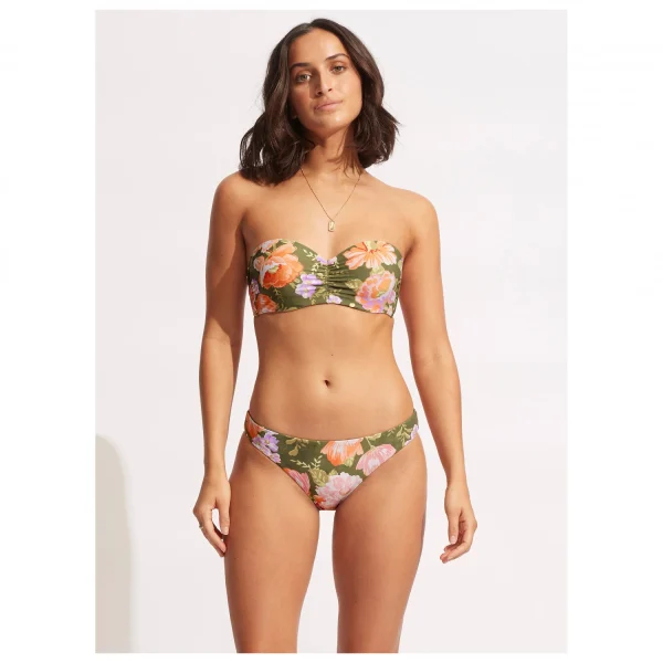 site officiel Seafolly – Women’s Paradise Garden Reversible Hipster – Bas De Maillot 5