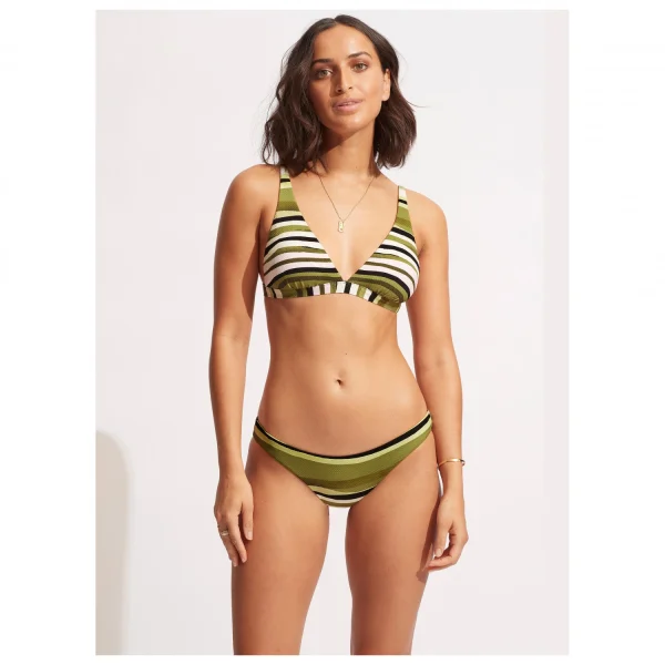 vente en ligne Seafolly – Women’s Sun Stripe Reversible Hipster Pant – Bas De Maillot 5