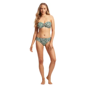 Seafolly – Women’s Wild At Heart Retro Waisted Pant – Bas De Maillot Retour gratuit en magasin. 14